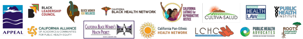 Health Equity & Racial Justice Fund Co-sponsor Logos